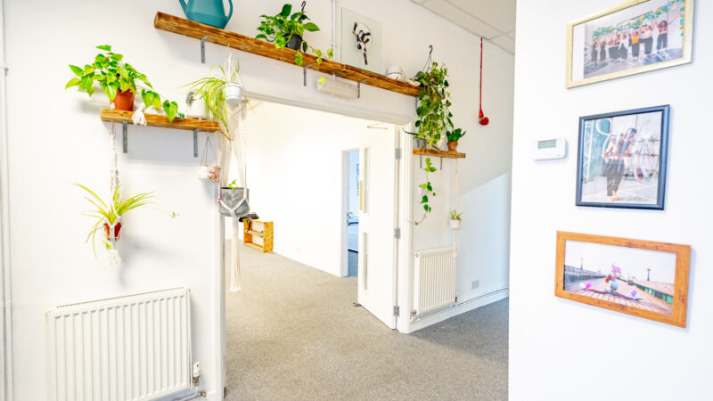 holistic fitness studio entrance